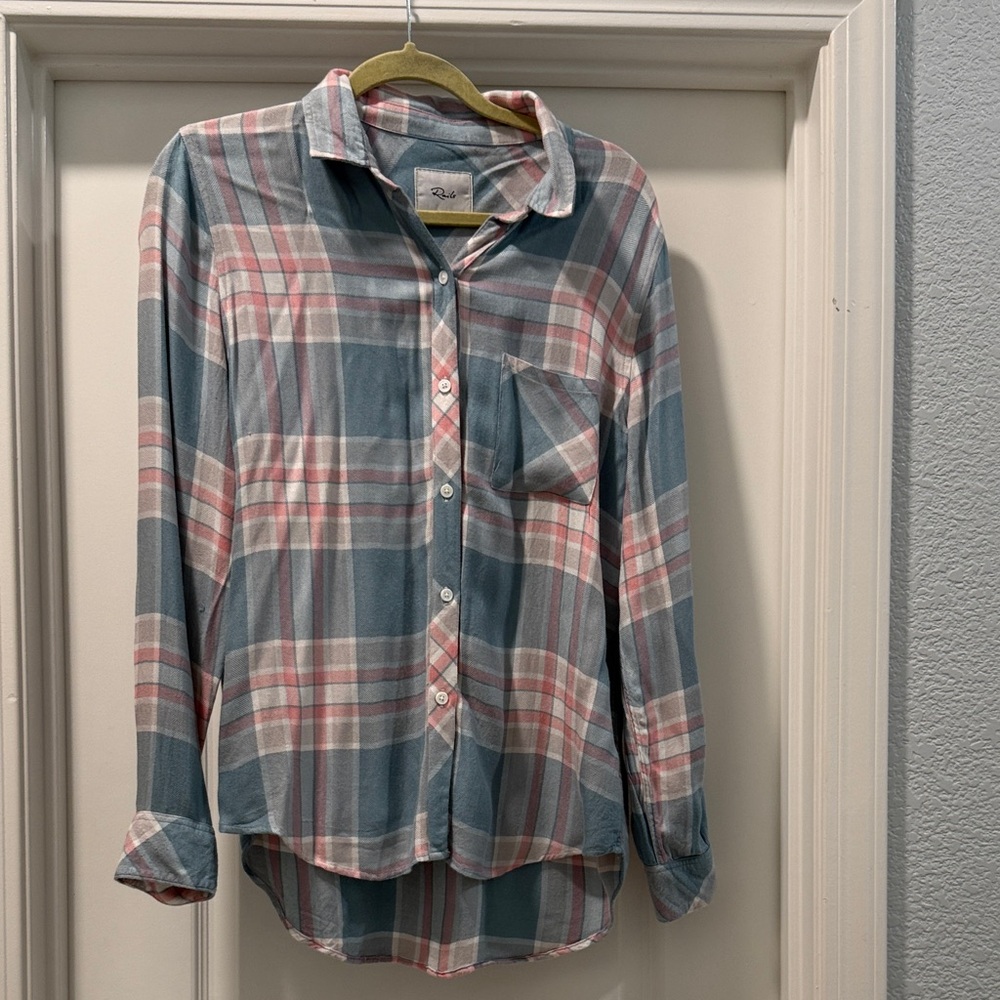 Rails Multicolor Plaid Shirt size Small